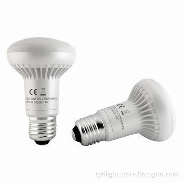 R63 LED Bulbs, E27, 7W, 500lm, 2,700K Warm White, 80Ra, 42W Replacement